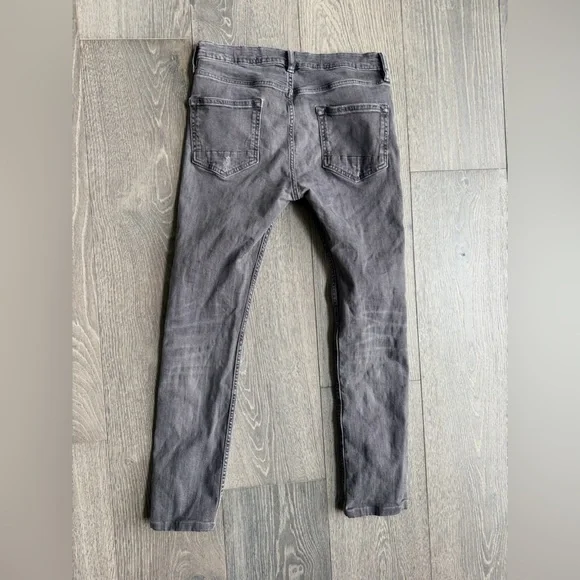 AllSaints Cigarette Jean in Black Wash Size 30 - Picture 6 of 7